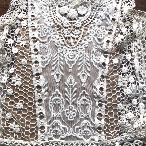 🍒 2/20$ Garage Crochet Ivory Top - Picture 11 of 12